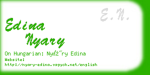 edina nyary business card